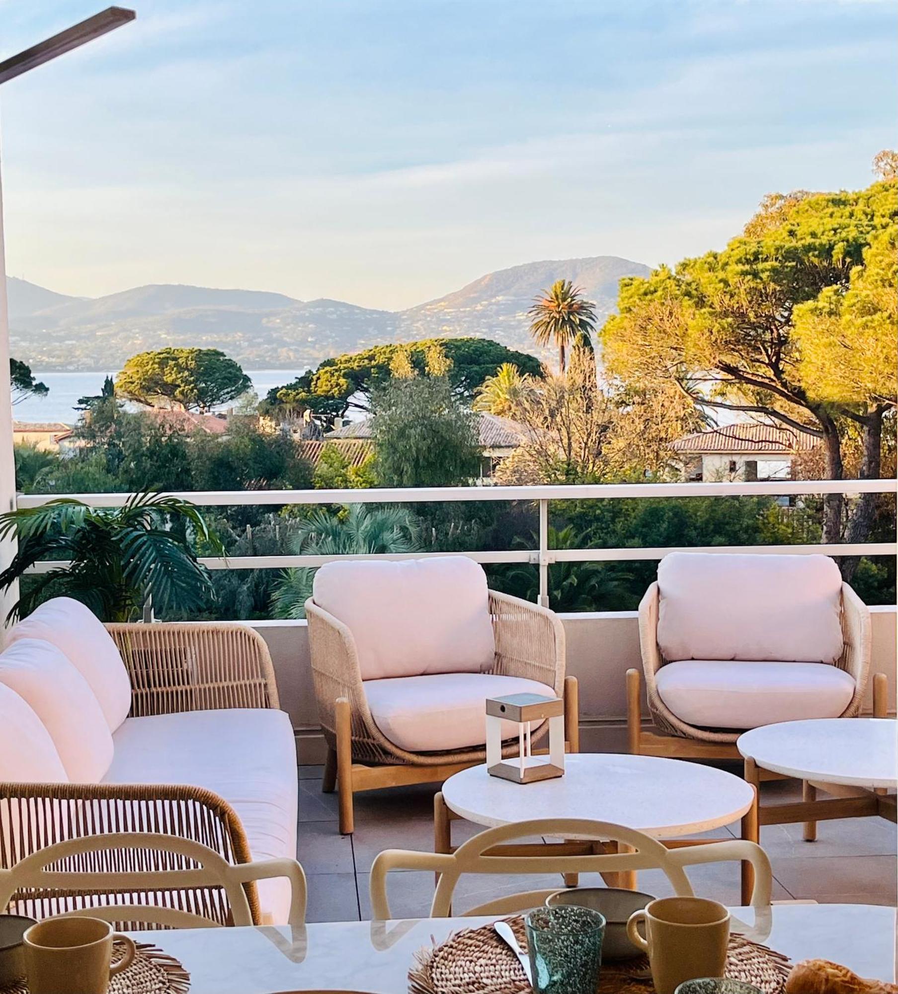 Terrasse Vue Mer - Appartement 6 Pers, 3 Chambres Et Parking A St Tropez แซ็ง-ทรอเป ภายนอก รูปภาพ